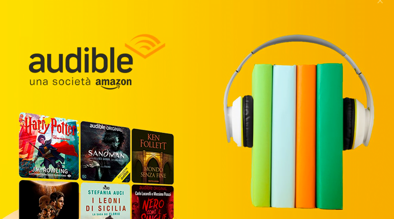 Amazon Audible: 3 mesi a solo 0,99€ – Offerta esclusiva
