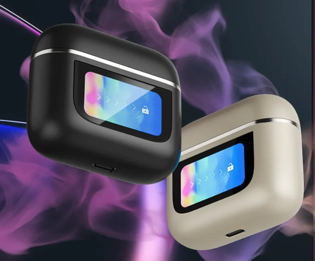 Codice sconto M-V8: le TWS economiche e complete, con ANC e display con controlli touch 2 Auricolari TWS M-V8