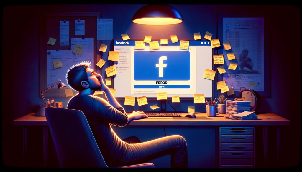 Facebook non funziona 5 Marzo 2024: Una Panoramica dei Problemi Recenti e delle Reazioni degli Utenti 1 facebook error
