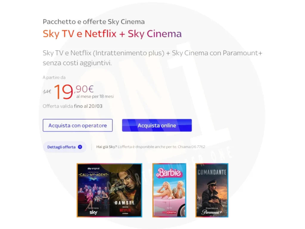 Scopri l'Incredibile Promozione Sky Smart: Tutto il Meglio di Netflix, Sky TV e Paramount+ a Soli 19,90€ al Mese! 1 Promozione Sky Smart