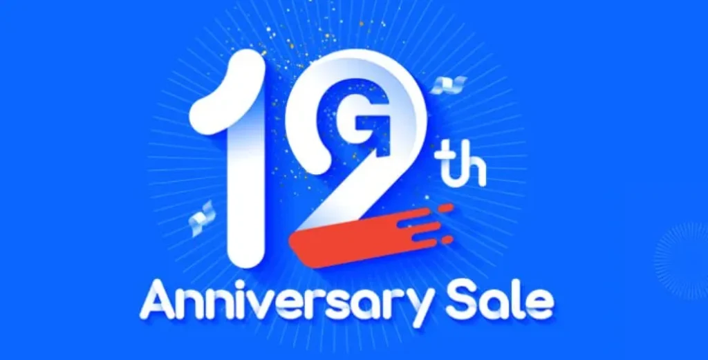 Festeggia il 12° Anniversario di GeekBuying con Sconti Fino al 70%! 1 Anniversario di GeekBuying