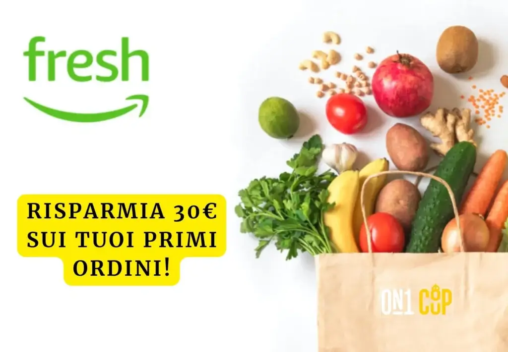 Amazon Fresh: Risparmia 30€ sui Tuoi Primi Ordini con il Codice Sconto 1 Amazon Fresh: Risparmia 30€ sui Tuoi Primi Ordini con il Codice Sconto