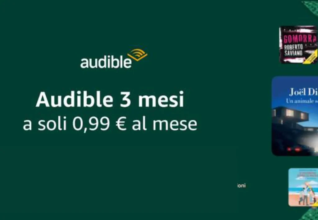 Black Friday 2024: Offerte Esclusive Amazon per Risparmiare Subito 7 Audible - 3 Mesi a 0,99€ al Mese