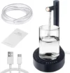 BNGXR Dispenser Automatico per Bottiglie d’Acqua, Pompa Elettrica USB Portatile con 6 Livelli, Universale per Casa, Ufficio e Outdoor