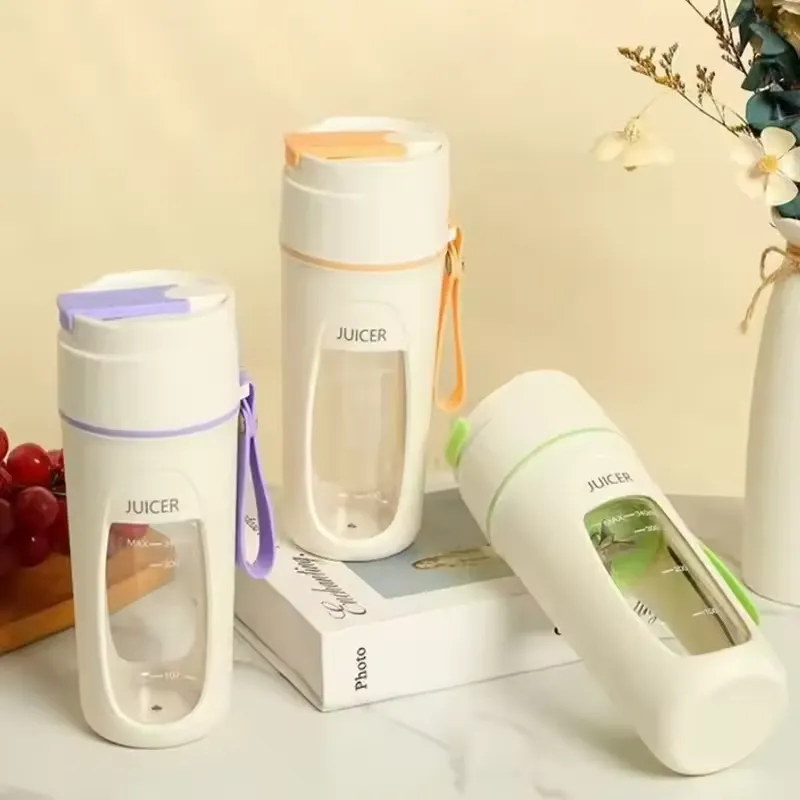 Frullatore Portatile USB Ricaricabile – Mini Tazza per Frullati e Succhi di Frutta