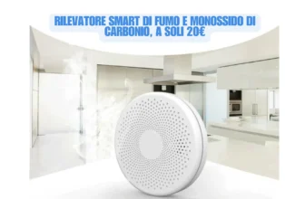 Rilevatore smart monossido e fumo Tuya: offerta Banggood