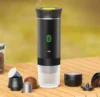 Caffettiera Espresso 3 in 1 Portatile – Compatibile con Capsule Piccole, Grandi e Caffè Macinato, Auto-Riscaldamento in 4-6 Minuti, Ideale per Casa e Ufficio.