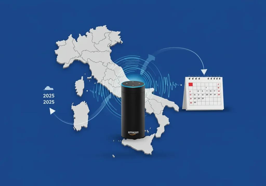 Quando arriva in Italia