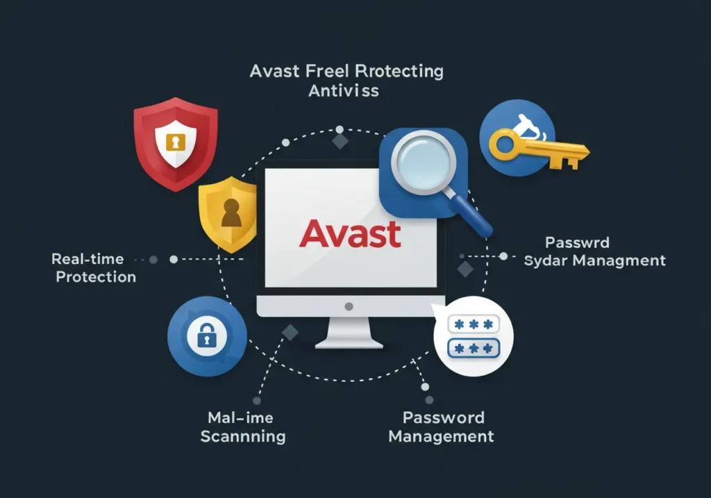 Avast Free Antivirus: Protezione Gratuita Contro Virus e Malware 3 Caratteristiche Principali di Avast Free Antivirus