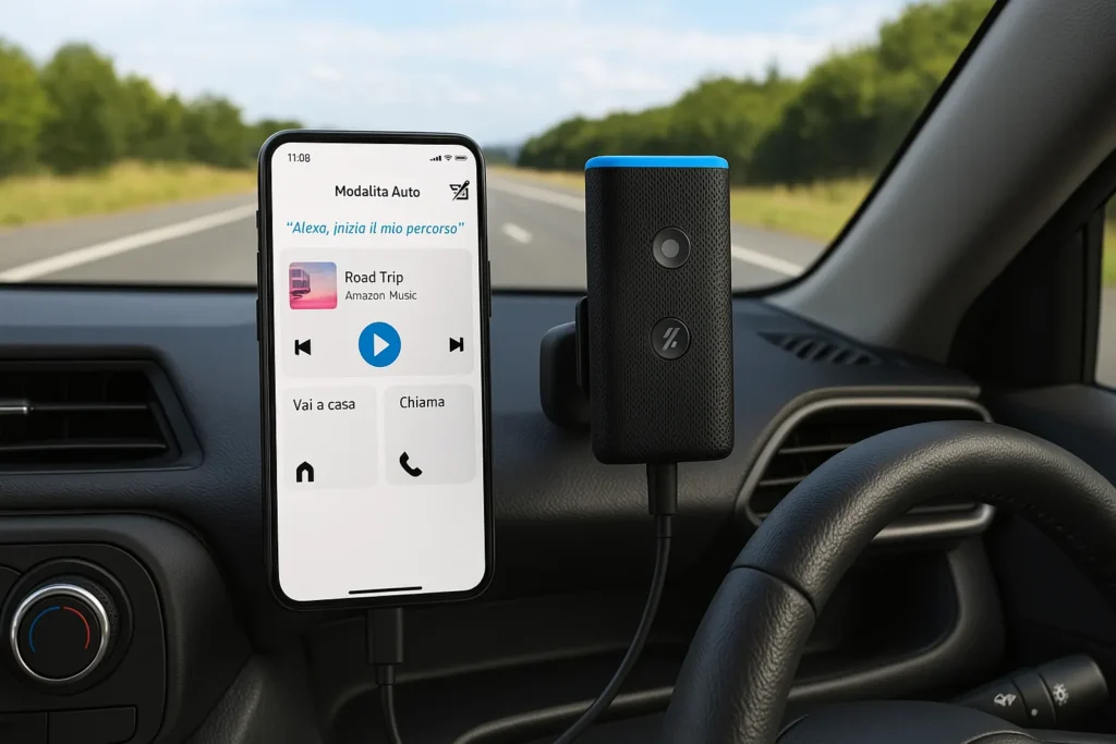 Echo Auto: Porta Alexa in Auto e Semplifica la Guida 1 Echo Auto
