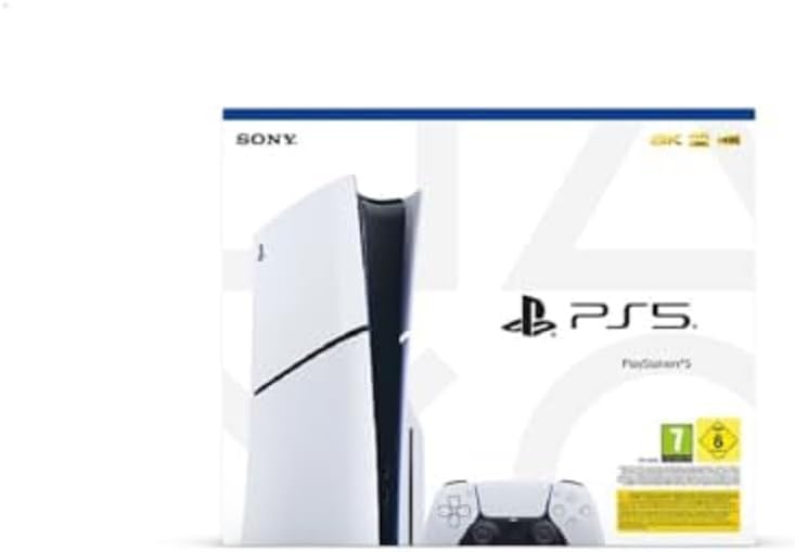 Playstation 5 Slim con controller bianco
