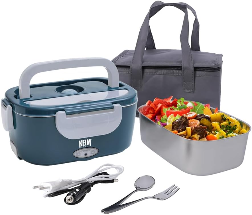 Lunch box elettrico mantiene il cibo caldo ovunque