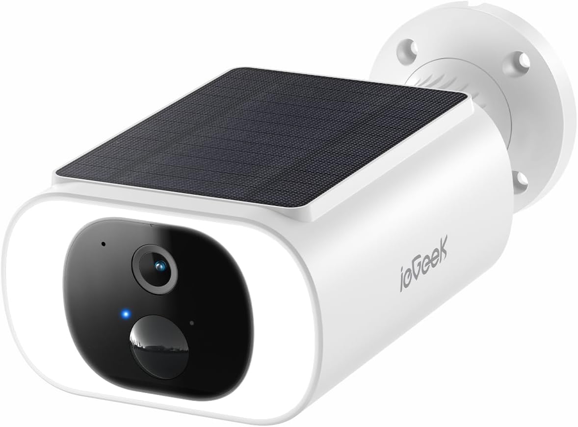 Telecamera WiFi esterna con pannello solare integrato