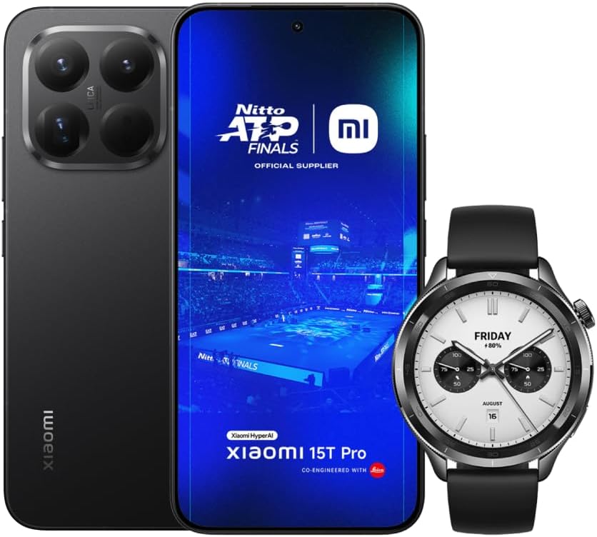 Xiaomi 15T Pro 12/256GB e Watch S4 Nero