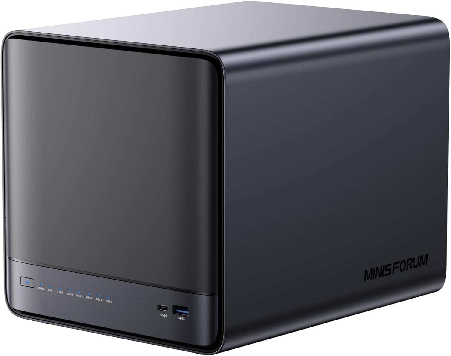 MINISFORUM N5 H255, NAS desktop a 5 alloggiamenti, CPU AMD Ryzen 7 255