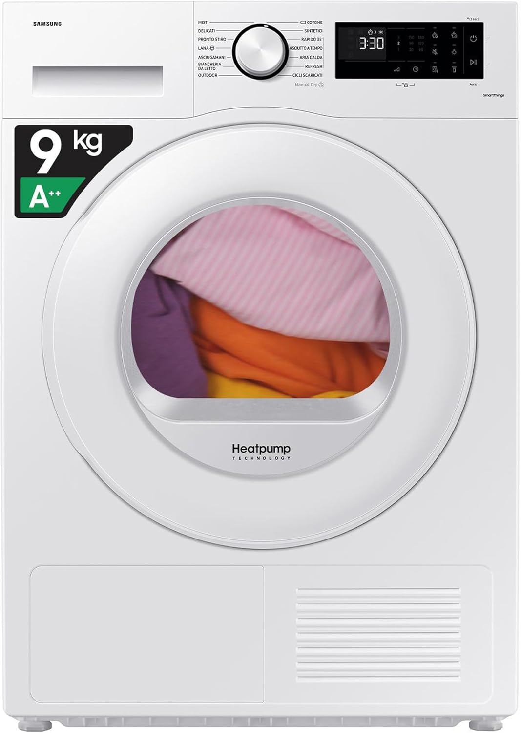 Samsung Crystal EcoDry asciugatrice 9 kg Wi-Fi