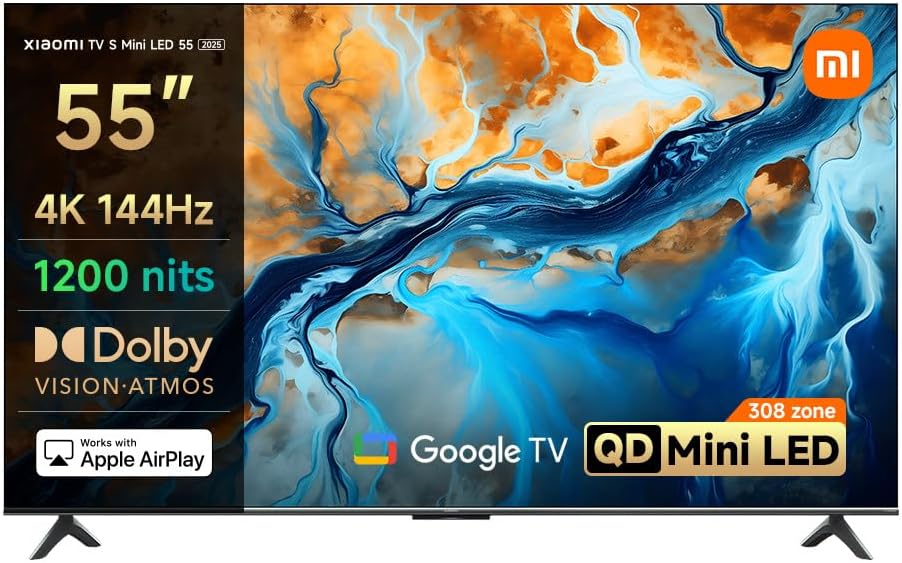 Xiaomi Mini LED 55″: TV QLED 144Hz 2025