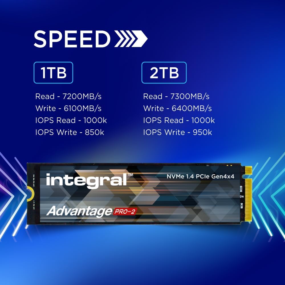 Integral Advantage Pro-2 SSD 1TB Gen4 NVMe
