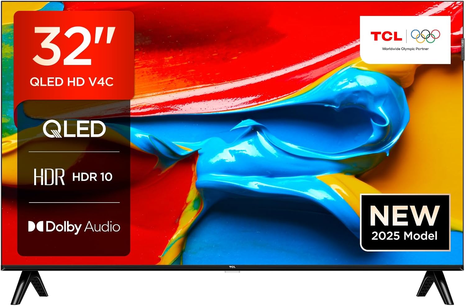 TCL 32″ HD QLED Android TV, HDR, Google Cast