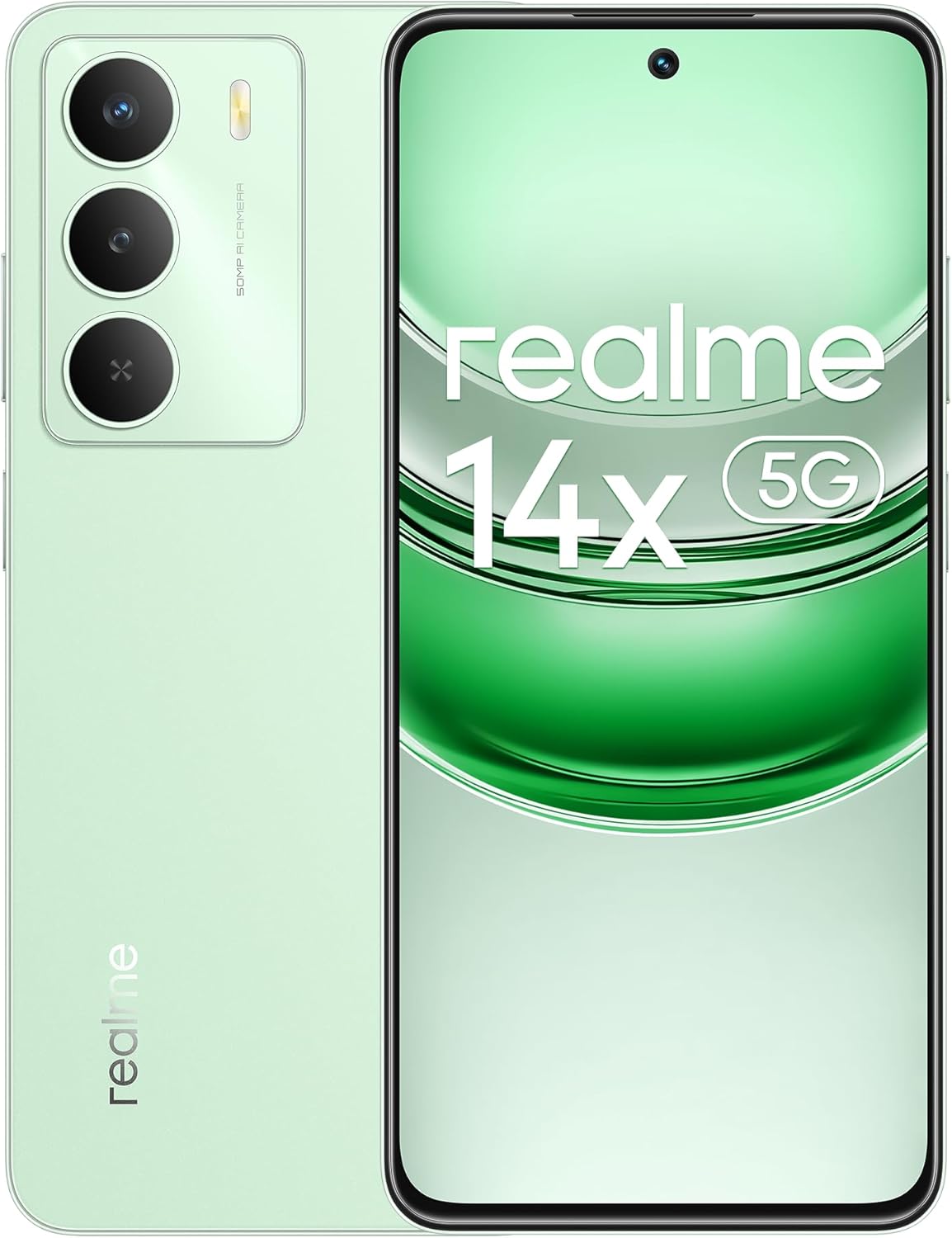 Realme 14x 5G 6+128GB verde display 120Hz
