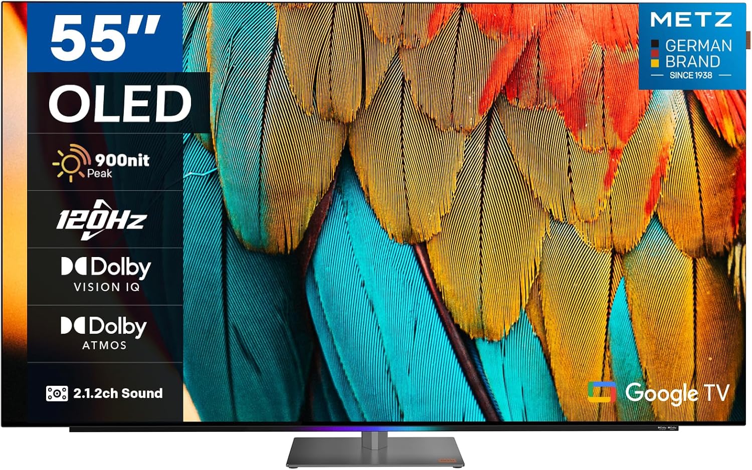 Metz MOD9500 Smart TV 55″ OLED Google 120Hz