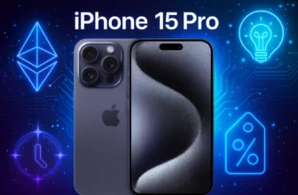 Ultime News e Aggiornamenti 1 A captivating, modern and bright image featuring the new iPhone 15 Pro