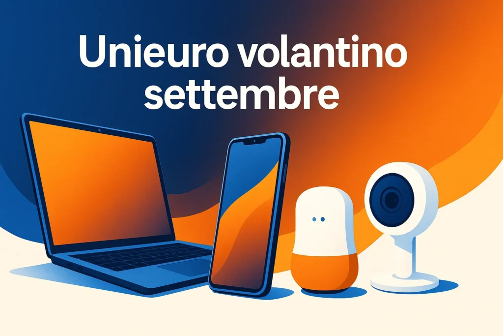 Copertina Unieuro volantino settembre