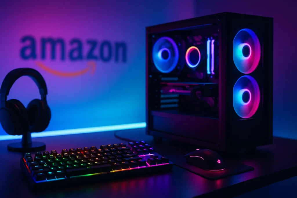 Modern gaming setup with a high-end PC Accessori Gaming PC