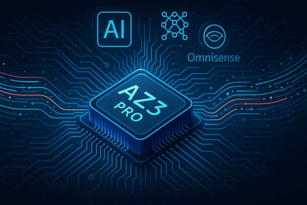 Rappresentazione artistica chip AZ3 Pro