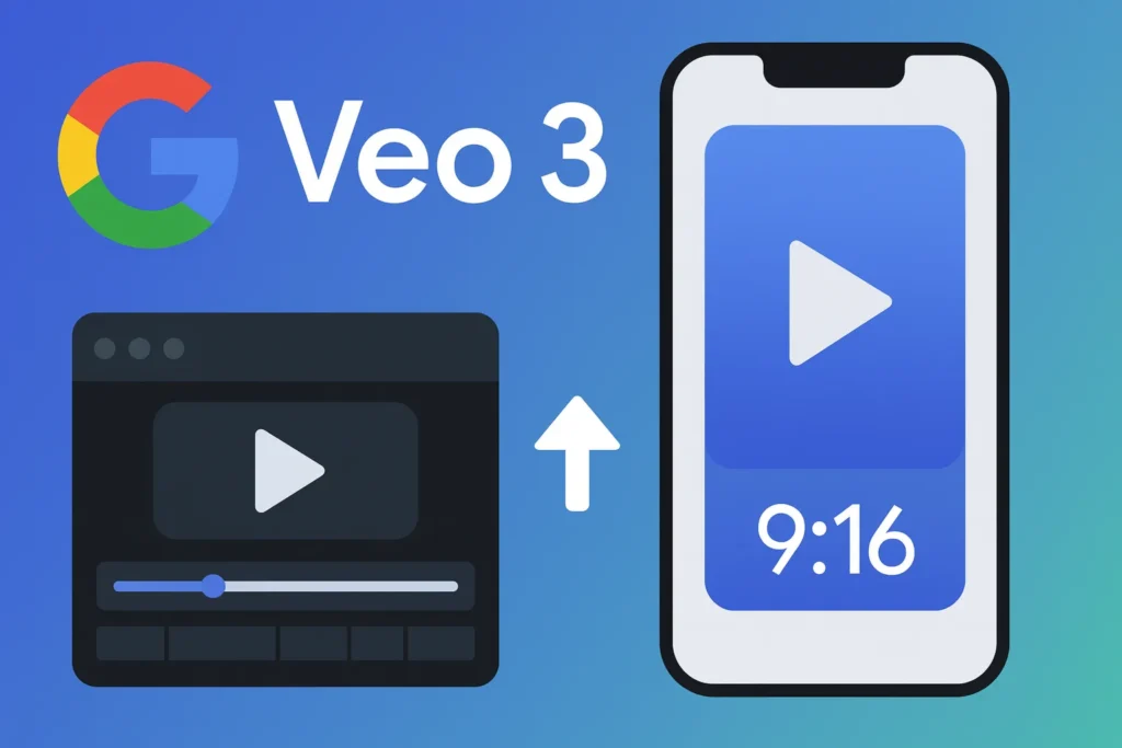 copertina Veo 3 video verticali