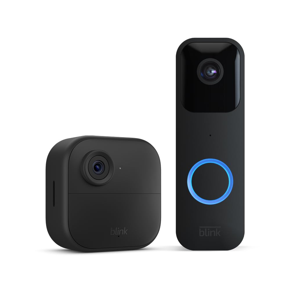 Videocamera Blink Outdoor 4 con video doorbell nero