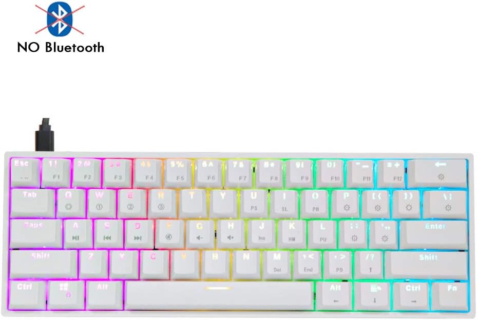 Epomaker SK61 60% ottico bianco