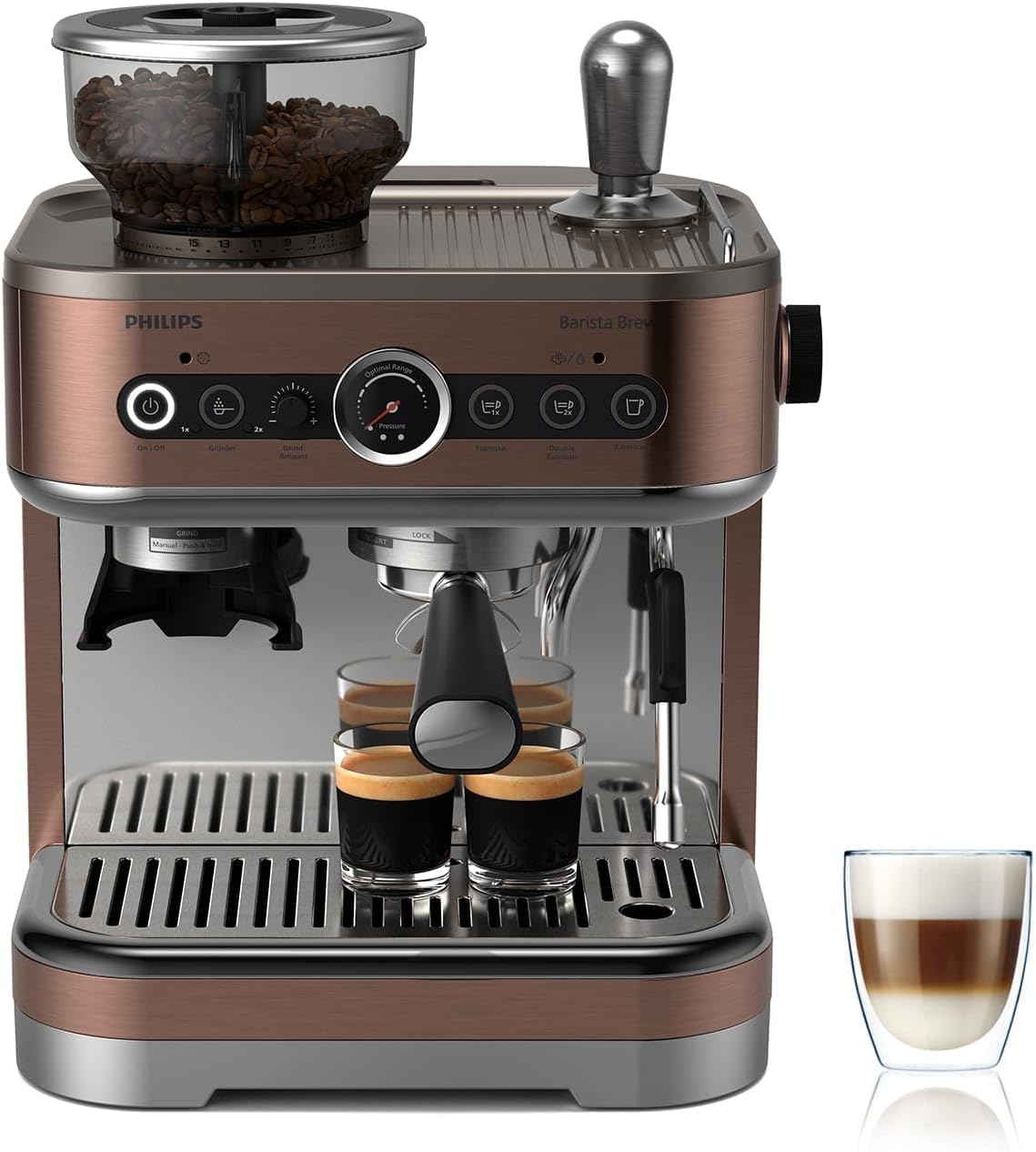 Philips Barista Brew semiautomatica 58 mm