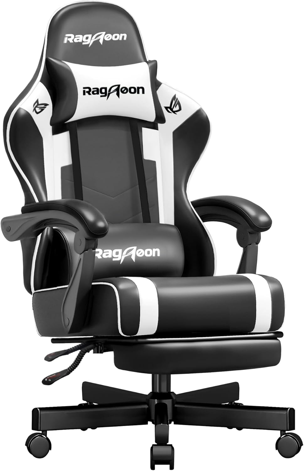 Riftracer sedia gaming ergonomica con poggiapiedi