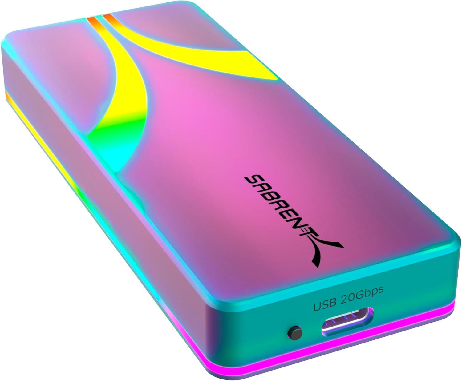 Sabrent case SSD M.2 20Gbps RGB