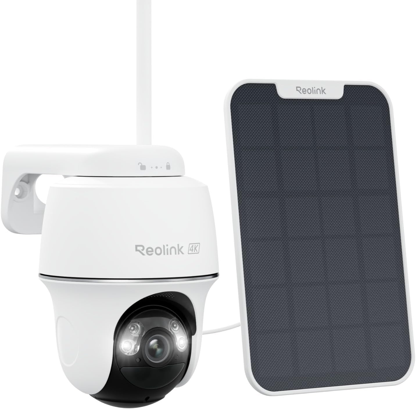 Reolink Argus PT Ultra, 4K Wi-Fi, pannello solare