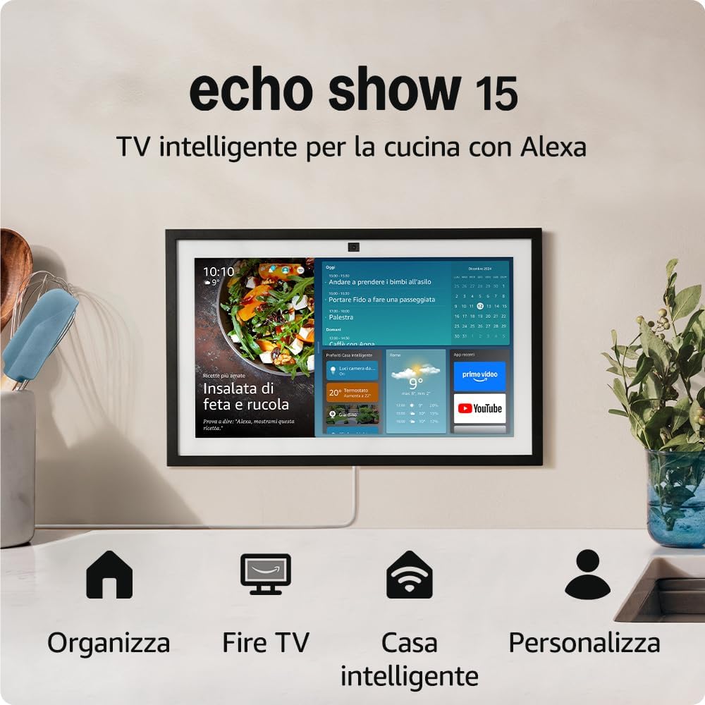 Echo Show 15 Alexa: Schermo Full HD, Fire TV