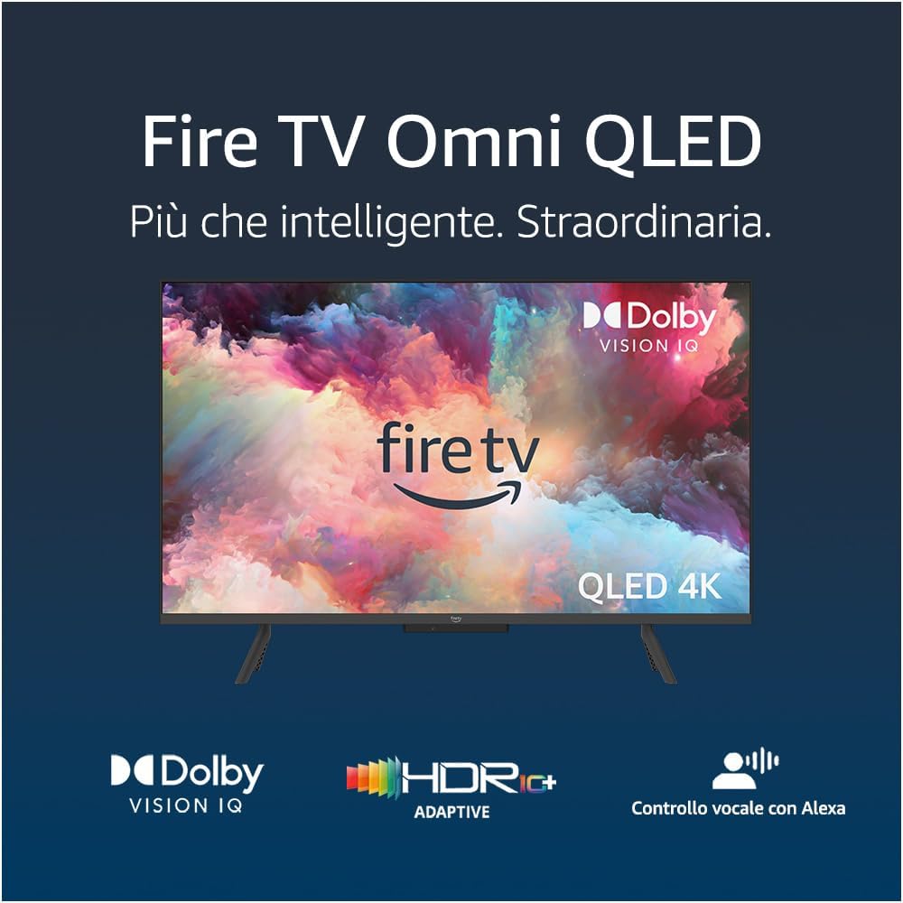 Fire TV Omni QLED 50 pollici 4K Alexa HDR