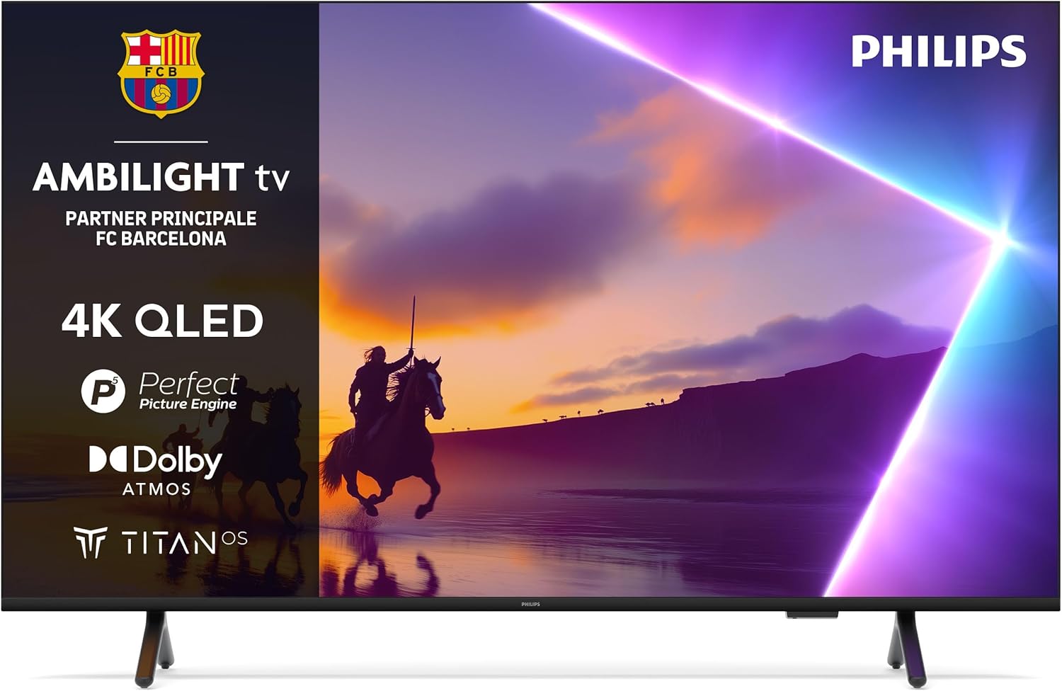 Philips 65″ Ambilight 4K QLED Titan OS