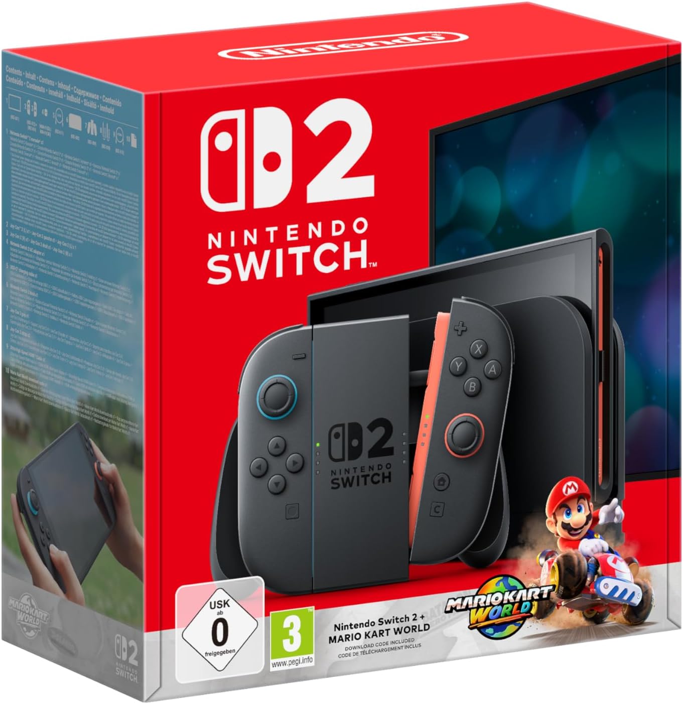 Nintendo Switch 2 con Mario Kart World EU
