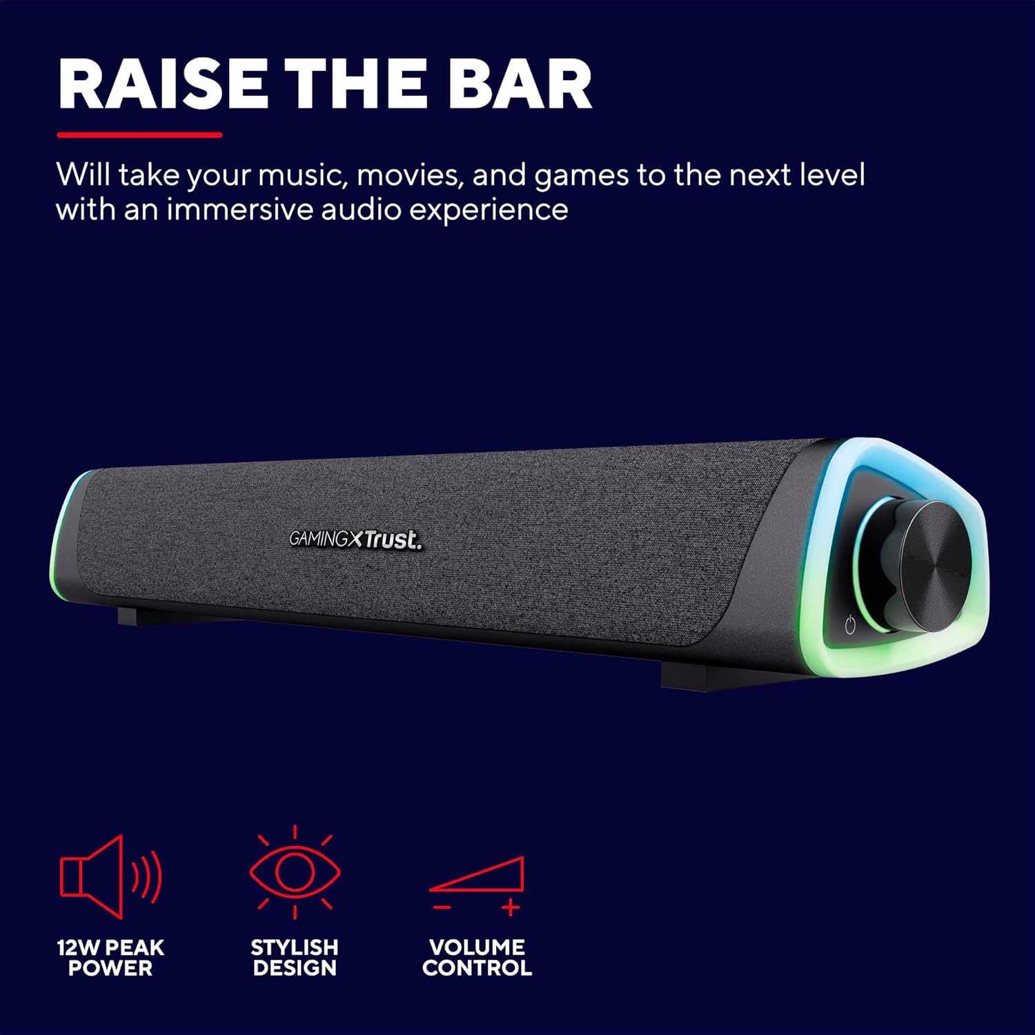 Trust GXT 620 Axon soundbar RGB