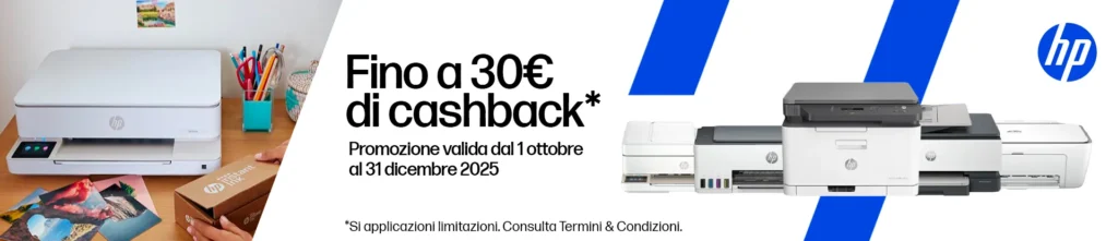 Cashback Stampante HP: Guida Completa per Risparmiare con le Offerte Autunno 2025 2 Fino-a-30-€-di-cashback