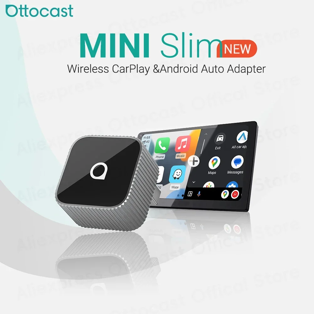 Adattatore Ottocast Mini Slim CarPlay Android Auto