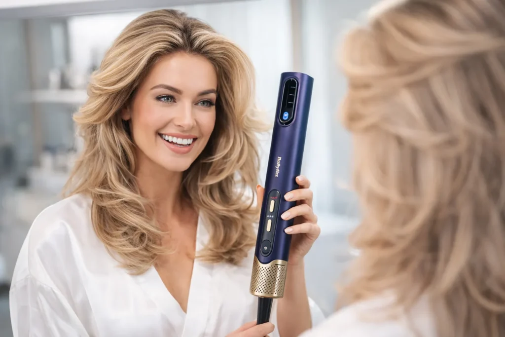 Alternative Dyson Airwrap Economiche che Non Rovinano i Capelli (Test 2026 e Verità) 5 BaByliss Air Wand styler piatto per volume e liscio morbido