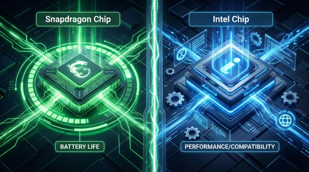 Confronto processori Snapdragon X Elite vs Intel Core Ultra Honor MagicBook