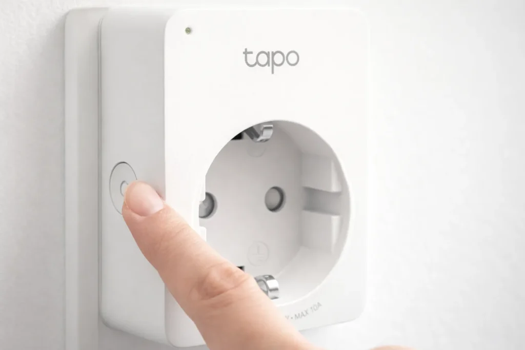 Hard reset presa smart Matter per risolvere errori di connessione