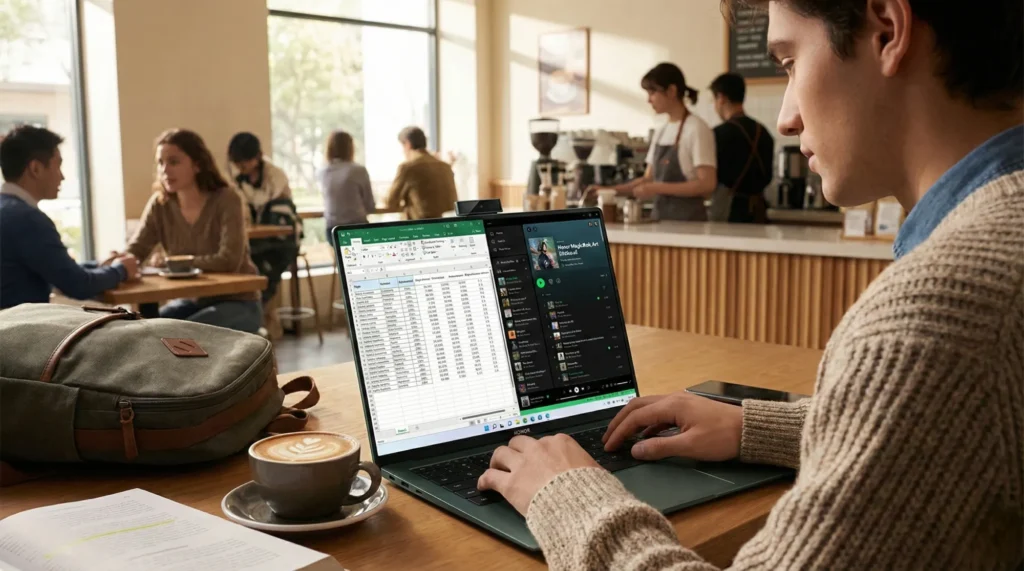 Honor MagicBook Art 14 utilizzo studenti schermo OLED 120Hz