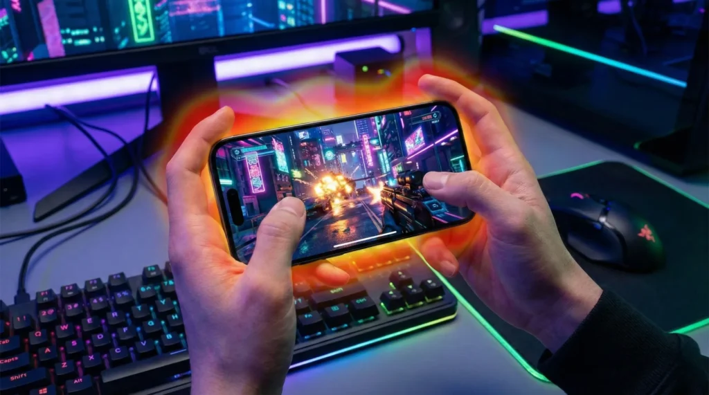 Gaming test iPhone 15 Pro Max A17 Pro vs iPhone 17 A19 performance