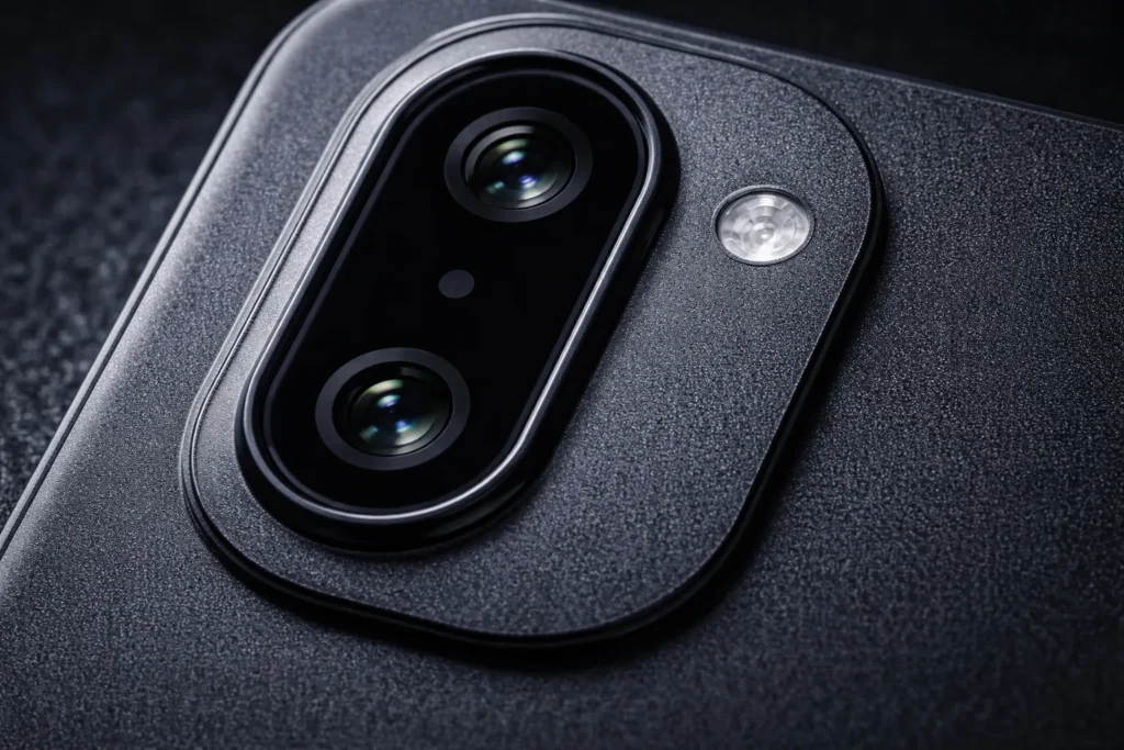 OnePlus 15R: Scheda Tecnica e Verità sulla Batteria (7400mAh Reali?) 6 Dettaglio fotocamera OnePlus 15R senza zoom ottico