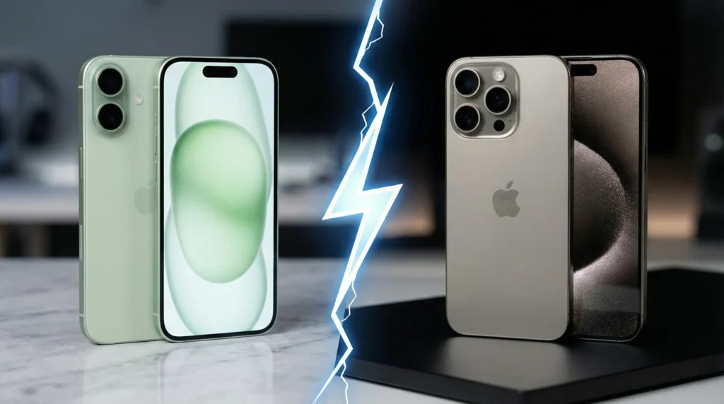 Confronto design iPhone 17 colori pastello vs iPhone 15 Pro Max titanio naturale